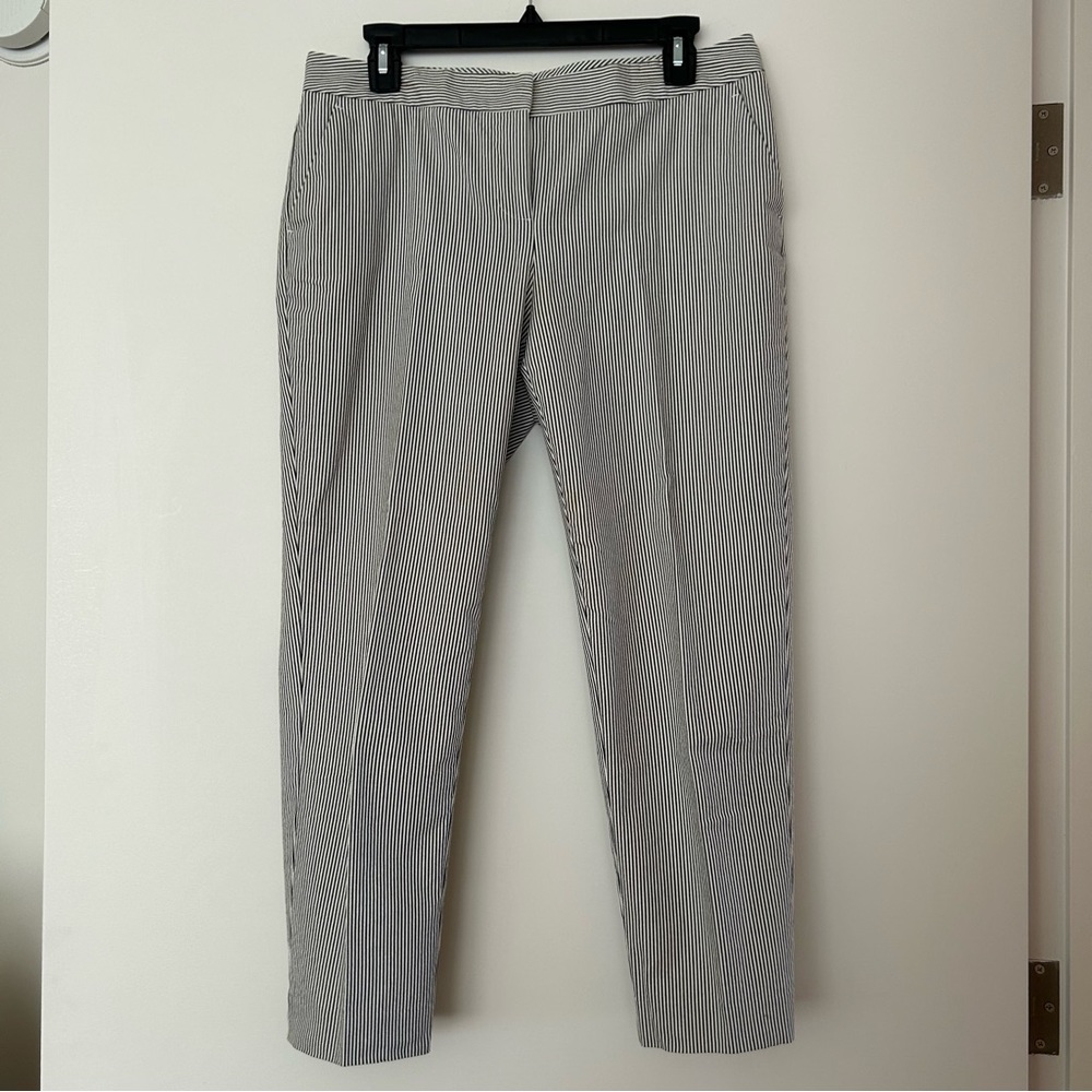 Halogen Striped Tailored Slacks